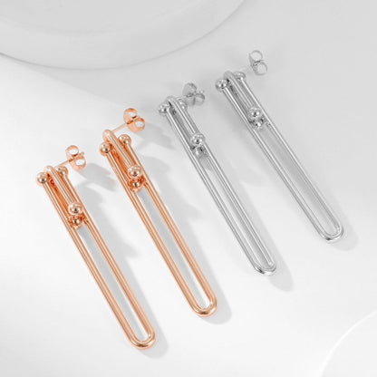 [Marins]HARDWEAR LONG DROP EARRINGS