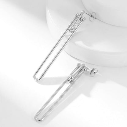 [Marins]HARDWEAR LONG DROP EARRINGS