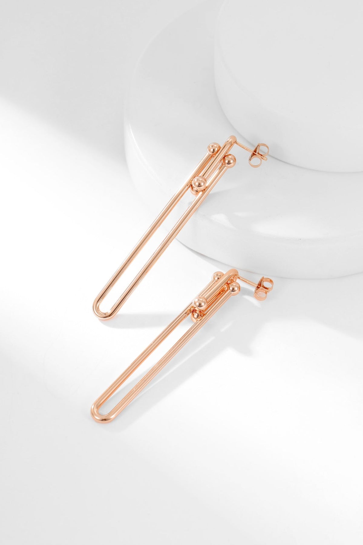 [Marins]HARDWEAR LONG DROP EARRINGS