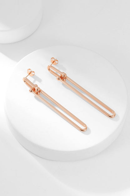 [Marins]HARDWEAR LONG DROP EARRINGS