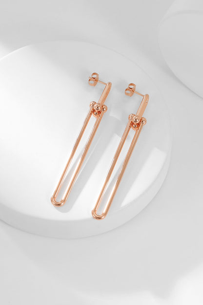 [Marins]HARDWEAR LONG DROP EARRINGS