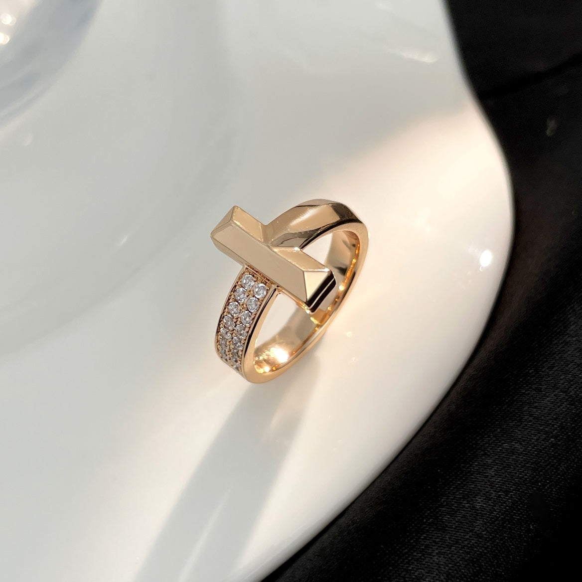[Marins]T WIDE DIAMOND RING