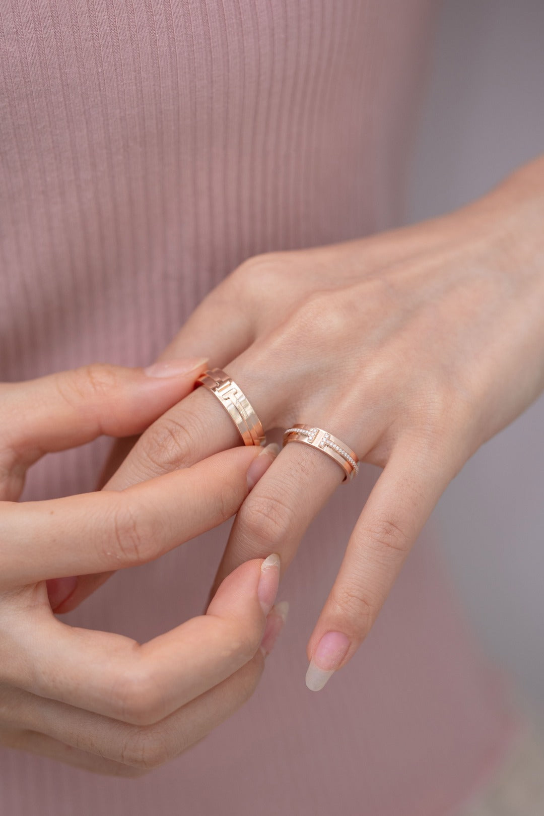 [Marins]T PINK GOLD RING