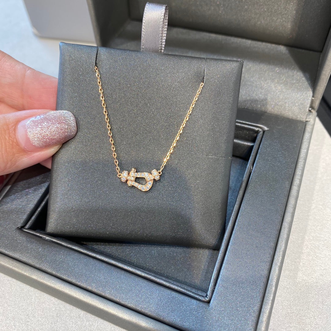 [Marins]FORCE 10 DIAMOND PINK GOLD NECKLACE MINI MODEL