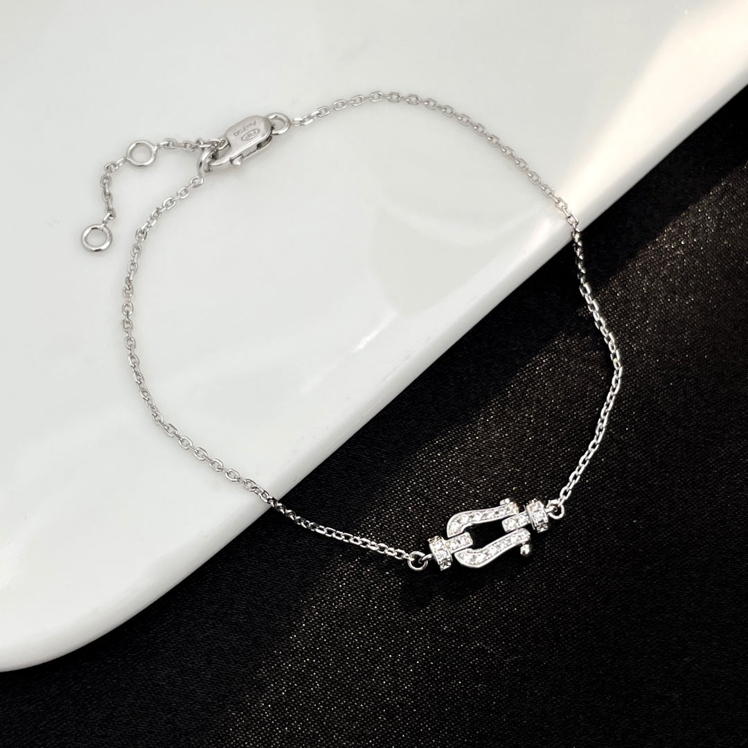 [Marins]FORCE 10 FULL DIAMOND BUCKLE CHAIN LINK MINI MODEL