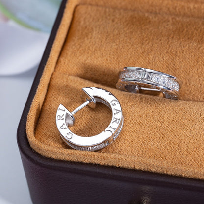 [Marins]ZERO 1 MINI SILVER DIAMOND EARRINGS