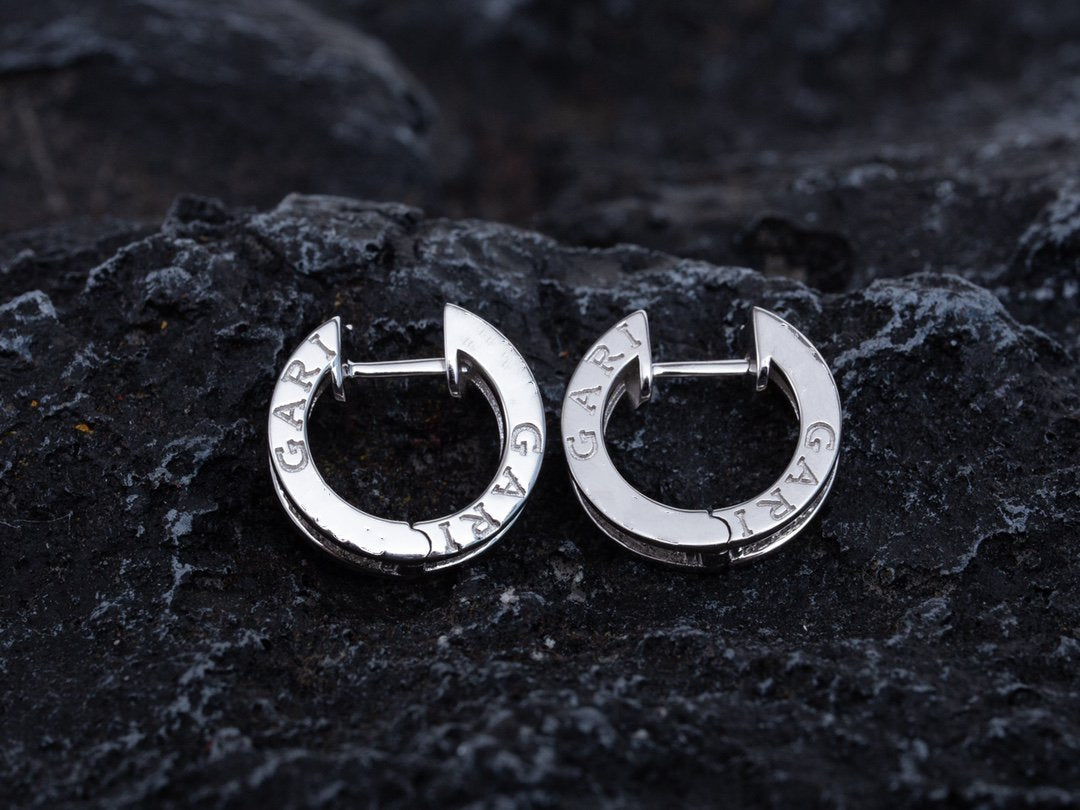 [Marins]ZERO 1 MINI SILVER DIAMOND EARRINGS