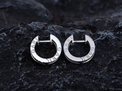 [Marins]ZERO 1 MINI SILVER DIAMOND EARRINGS
