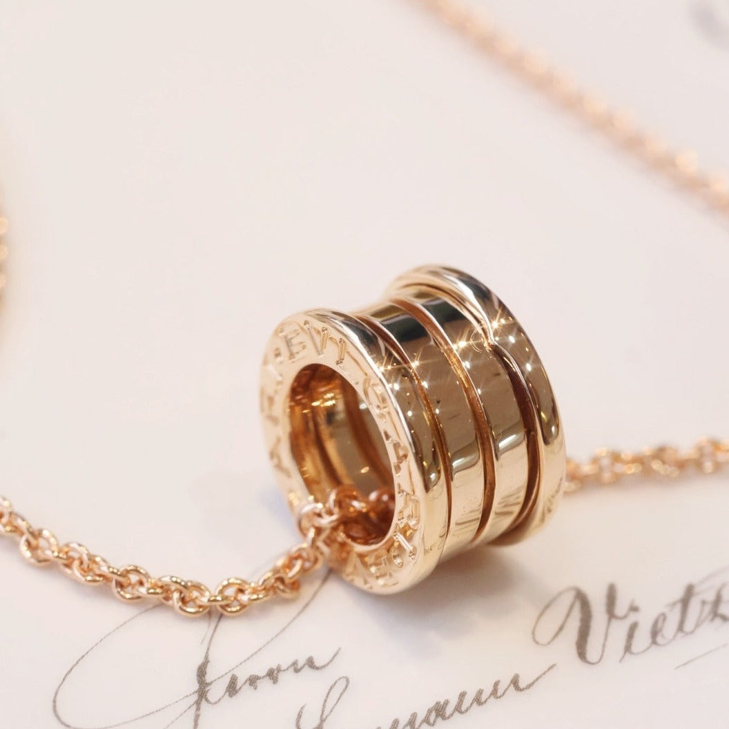[Marins]ZERO 1 PINK GOLD NECKLACE