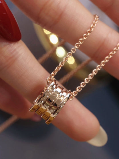 [Marins]ZERO 1 PINK GOLD NECKLACE