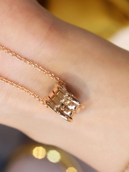 [Marins]ZERO 1 PINK GOLD NECKLACE