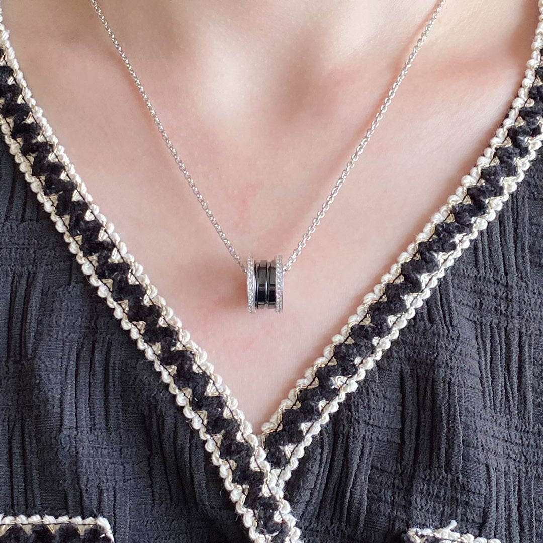 [Marins]ZERO 1 DIAMOND CERAMIC NECKLACE