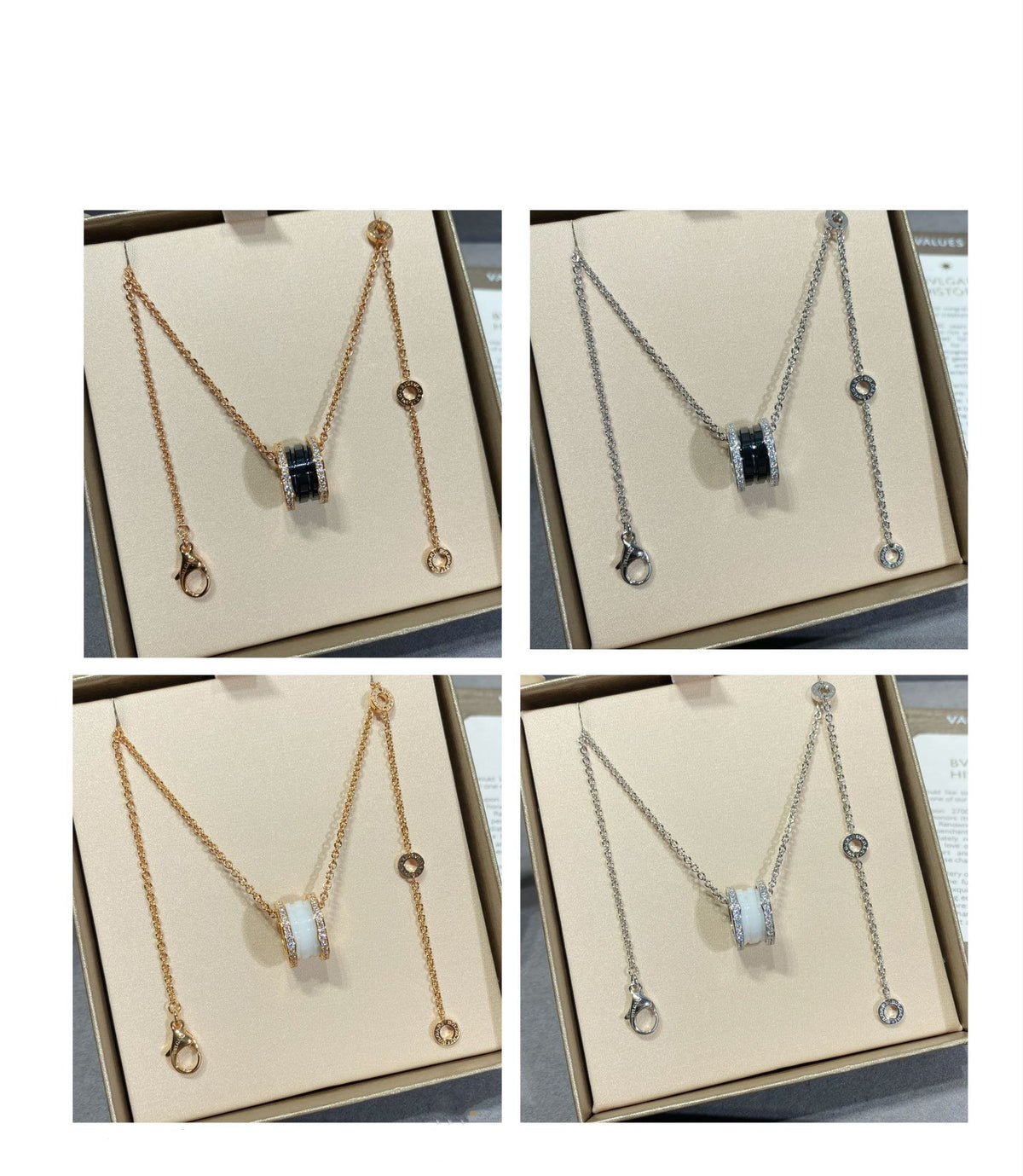 [Marins]ZERO 1 DIAMOND CERAMIC NECKLACE