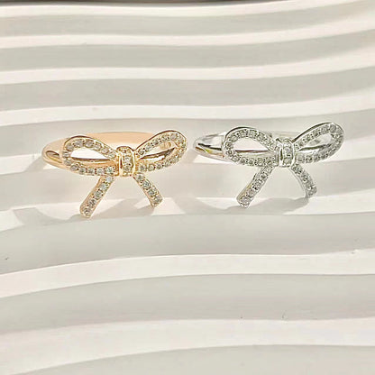 [Marins]TWIST BOW RING