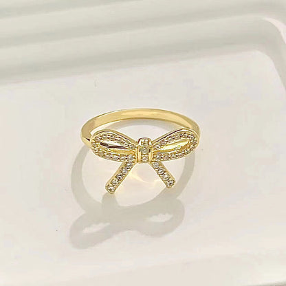 [Marins]TWIST BOW RING