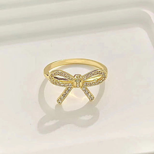 [Marins]TWIST BOW RING