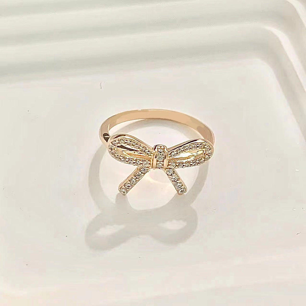 [Marins]TWIST BOW RING