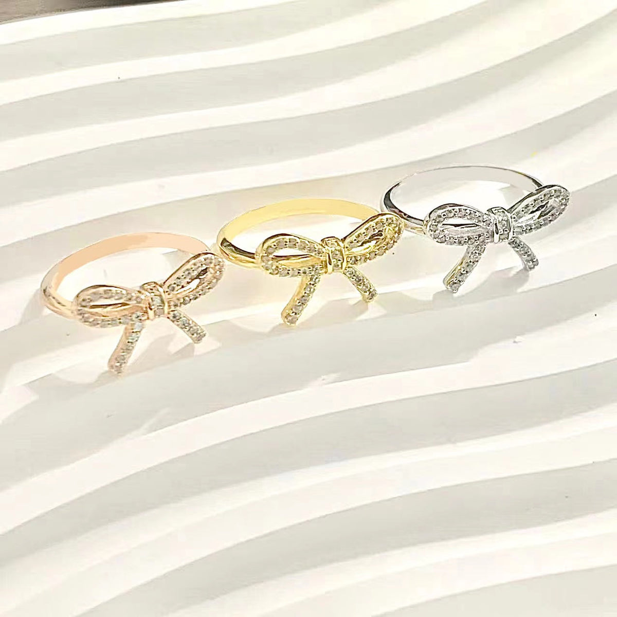 [Marins]TWIST BOW RING