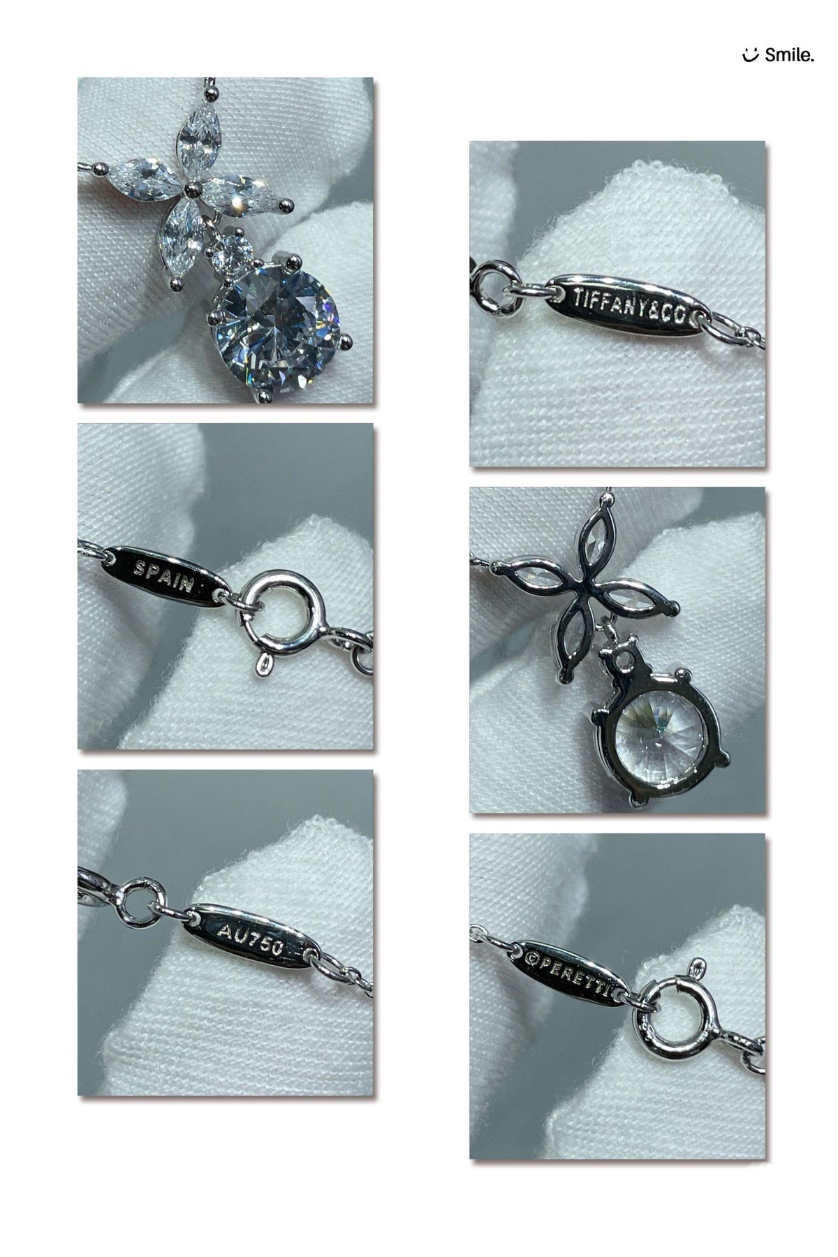 [Marins]VICTORIA PENDANT SILVER DIAMOND NECKLACE