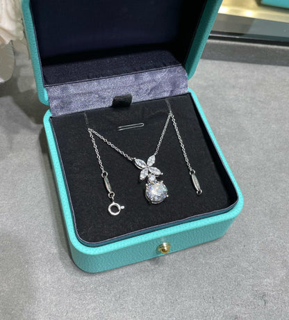 [Marins]VICTORIA PENDANT SILVER DIAMOND NECKLACE
