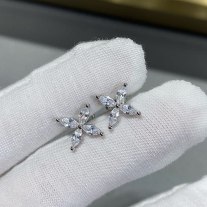 [Marins]VICTORIA SILVER DIAMOND STUD MINI EARRINGS