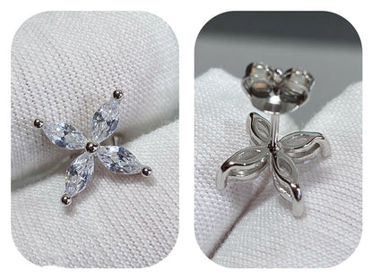 [Marins]VICTORIA SILVER DIAMOND STUD MINI EARRINGS