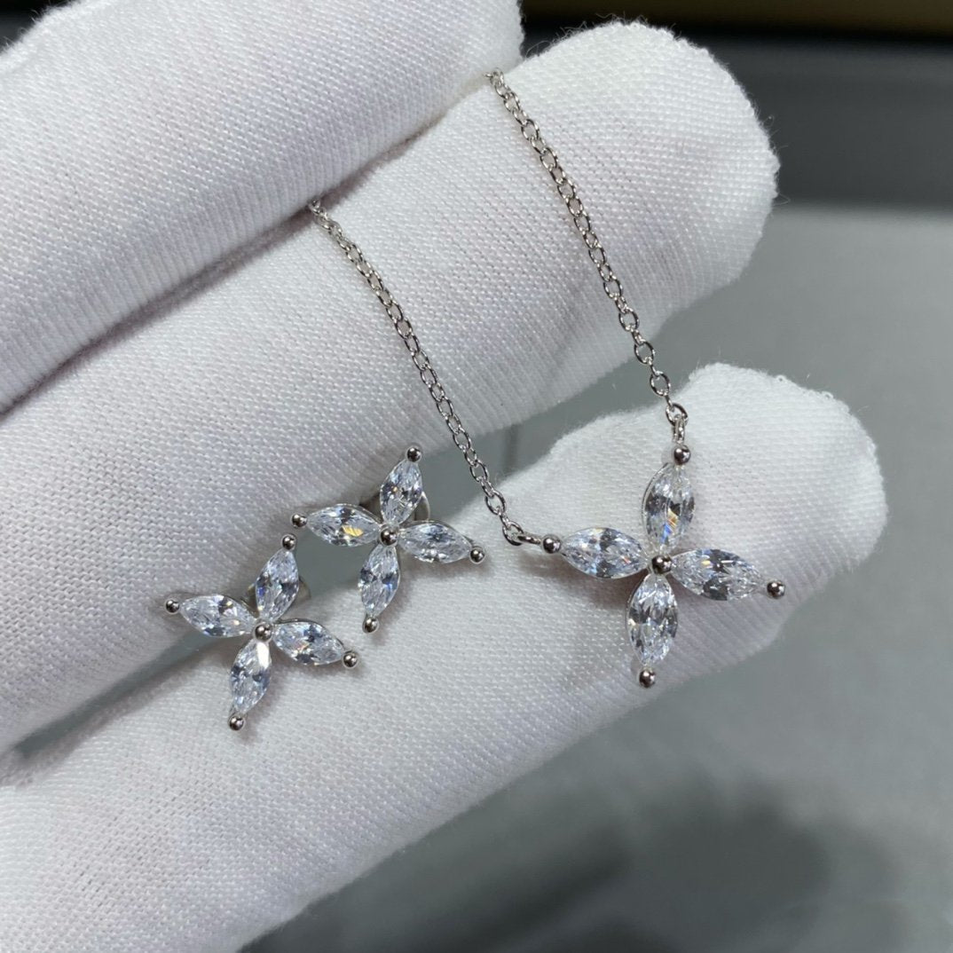 [Marins]VICTORIA SILVER DIAMOND STUD MINI EARRINGS