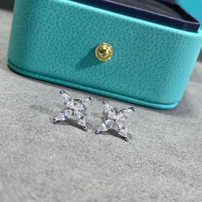 [Marins]VICTORIA SILVER DIAMOND STUD MINI EARRINGS