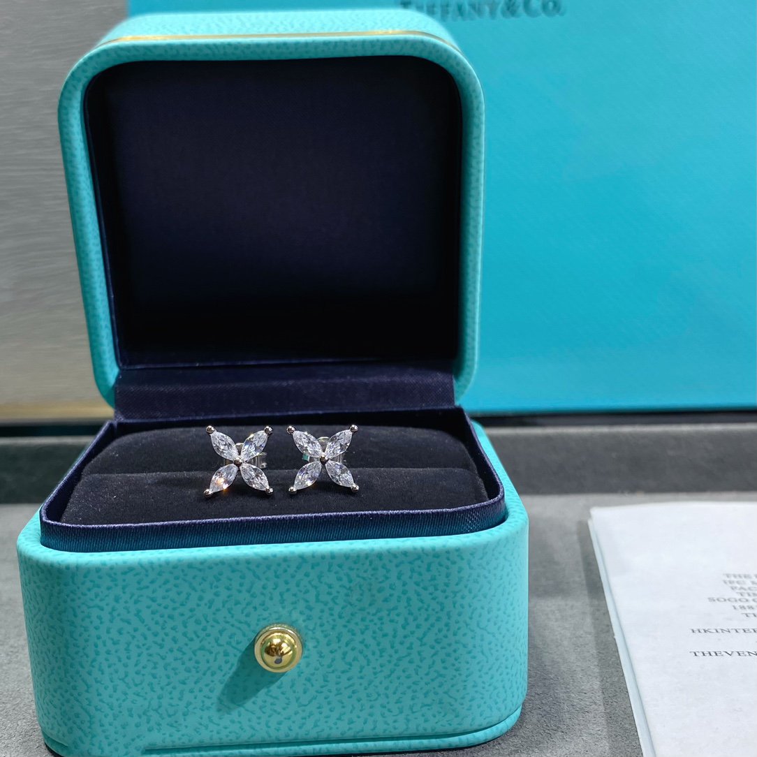 [Marins]VICTORIA SILVER DIAMOND STUD MINI EARRINGS