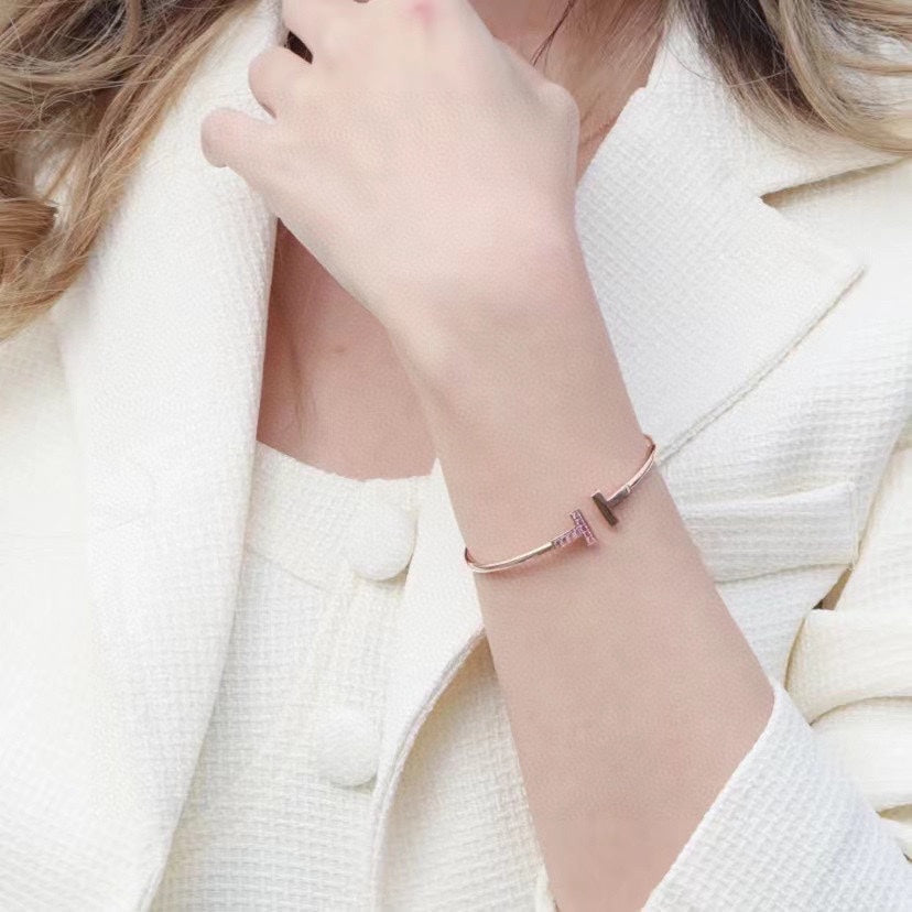 [Marins]T PINK GOLD PINK DIAMOND BRACELET