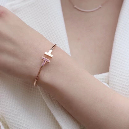 [Marins]T PINK GOLD PINK DIAMOND BRACELET