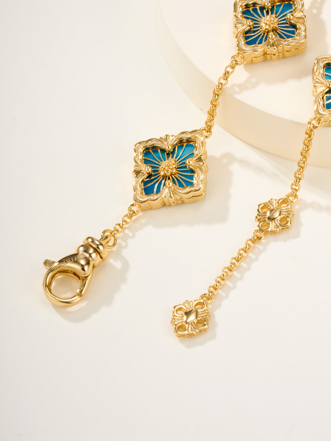 [Marins]B.C.L ENAMELED Five-Flower Bracelet（Various Colors)