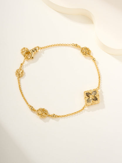 [Marins]B.C.L ENAMELED One-Flower Bracelet（Various Colors)