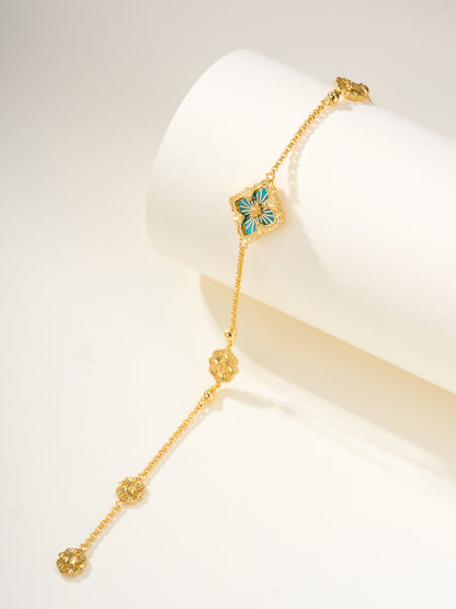 [Marins]B.C.L ENAMELED One-Flower Bracelet（Various Colors)