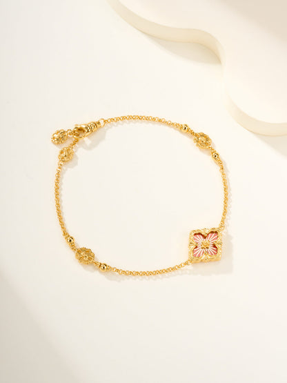 [Marins]B.C.L ENAMELED One-Flower Bracelet（Various Colors)
