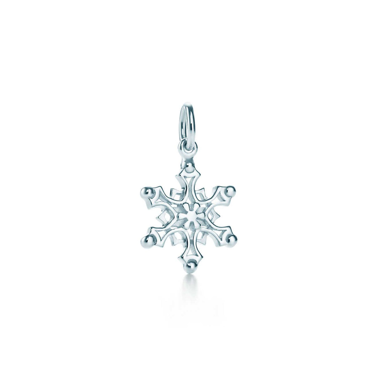 [Marins]STERLING SILVER SNOWFLAKE PENDANT NECKLACE