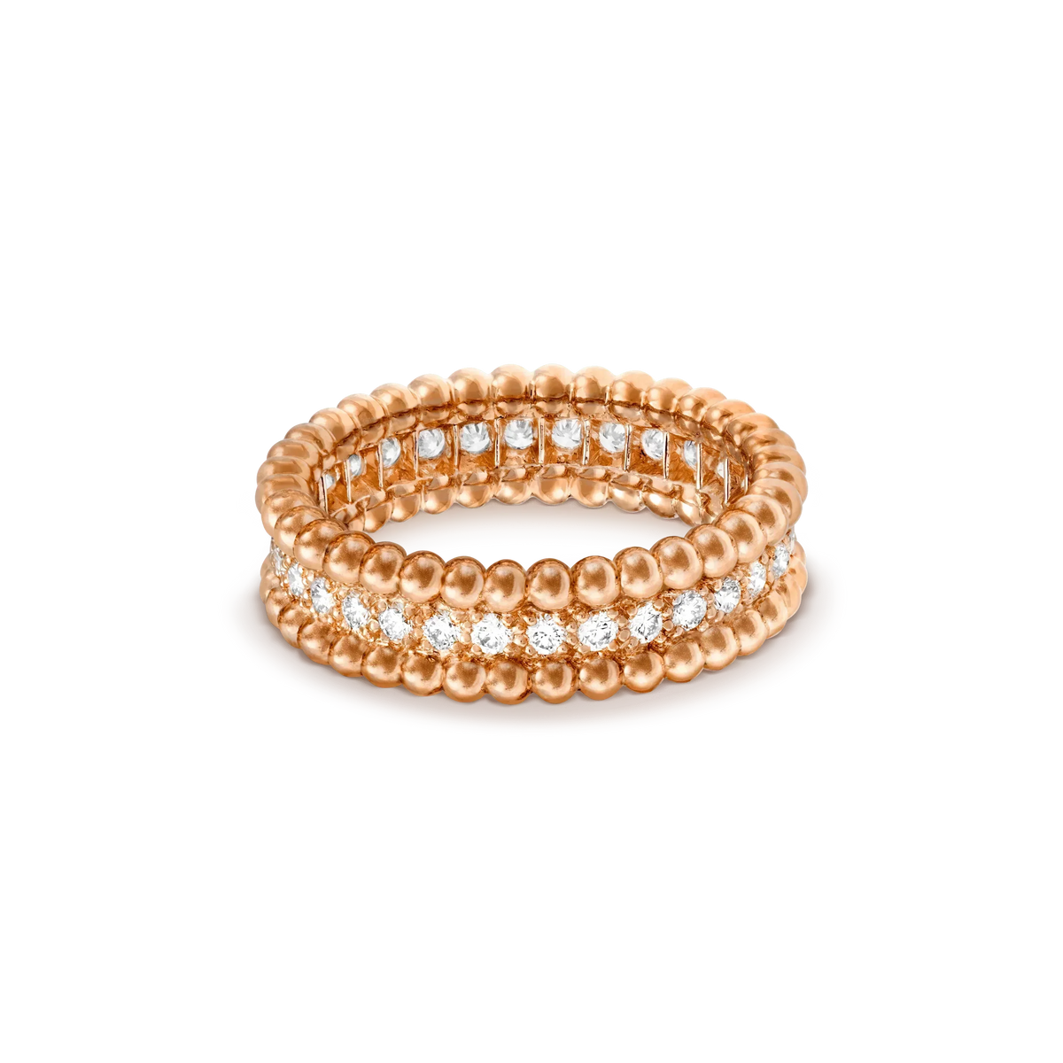 [Marins]PERLEE DIAMOND ROSE GOLD RING