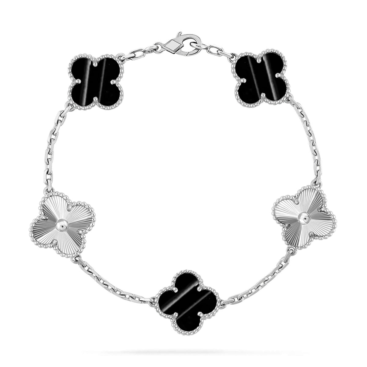 [Marins] CLOVER 5 MOTIF PULSAR STONE BRACELET COLLECTION