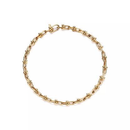 [Marins]HARDWEAR MICRO LINK 44 MOTIF GOLD BRACELET