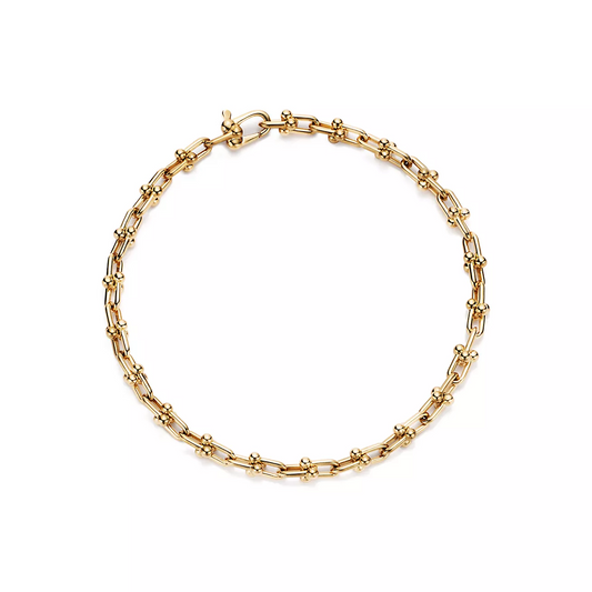 [Marins]HARDWEAR MICRO LINK 44 MOTIF GOLD BRACELET