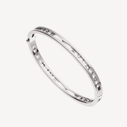 [Marins]ZERO 1 SPIRAL LOGO SILVER BRACELET