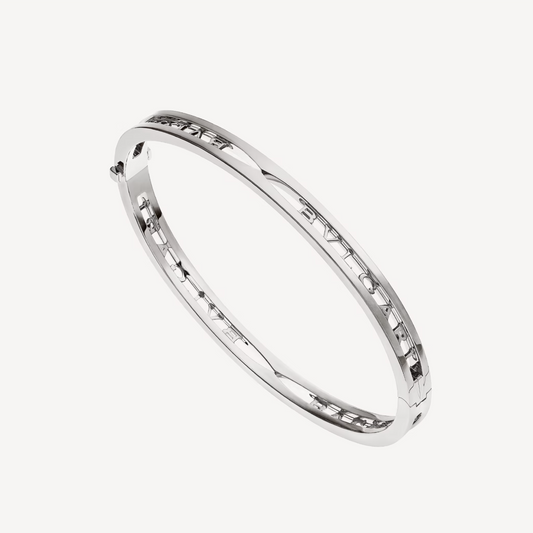 [Marins]ZERO 1 SPIRAL LOGO SILVER BRACELET