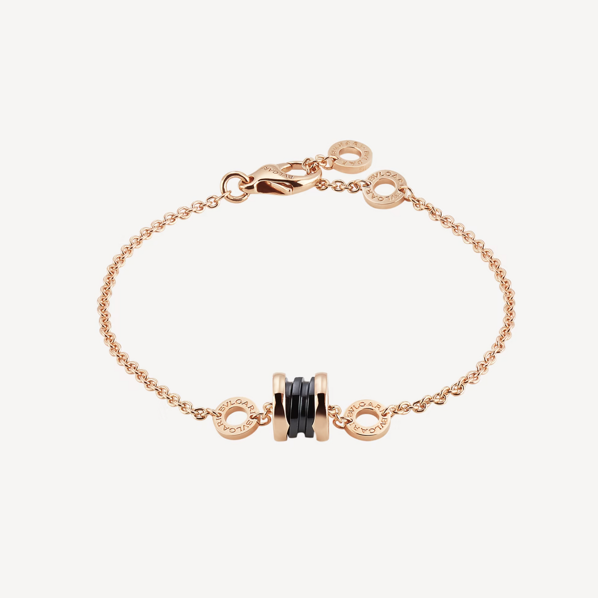 [Marins]ZERO 1 SOFT PINK GOLD AND BLACK CERAMIC BRACELET