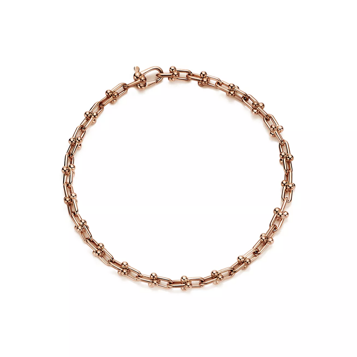 [Marins]HARDWEAR MICRO LINK 44 MOTIF PINK GOLD BRACELET