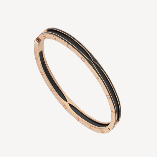 [Marins]ZERO 1 PINK GOLD WITH MATTE BLACK CERAMIC BRACELET