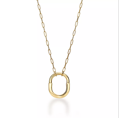 [Marins]LOCK NECKLACE GOLD