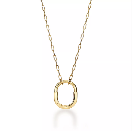 [Marins]LOCK NECKLACE GOLD