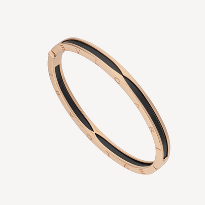 [Marins]ZERO 1 PINK GOLD WITH BLACK CERAMIC BRACELET