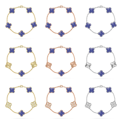 [Marins]CLOVER 5 MOTIF BLUE VEINS BRACELET COLLECTION