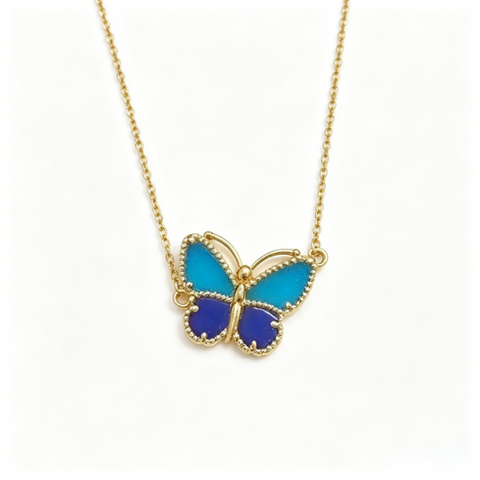 [Marins]  2026 NEW LUCKY BUTTERFLY 1 MOTIFS NECKLACE